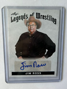 2018 Leaf Legends of Wrestling Jim Ross Autograph