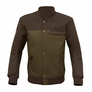 Merlin Hammer Bomber CE Armoured Classic Motorcycle Jacket- Brown - Picture 1 of 4