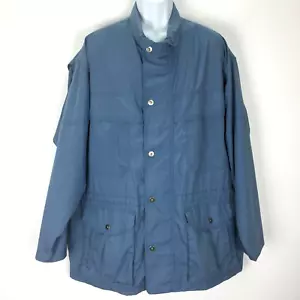 Vintage Haggar Outdoor Men Jacket Size Large XL Toggle Waist Normcore Barn Chore - Picture 1 of 8