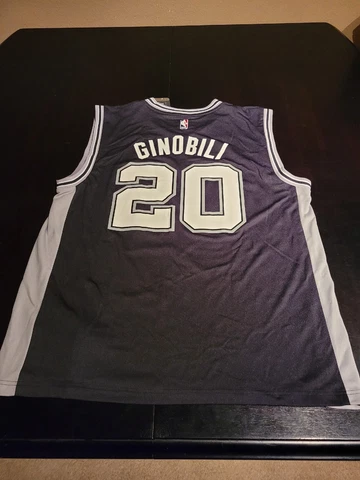 San Antonio Spurs Manu Ginobili #20 Adidas Jersey Size XL Cover