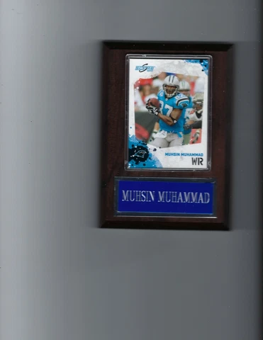 MUHSIN MUHAMMAD PLAQUE CAROLINA PANTHERS FOOTBALL NFL   C Cover