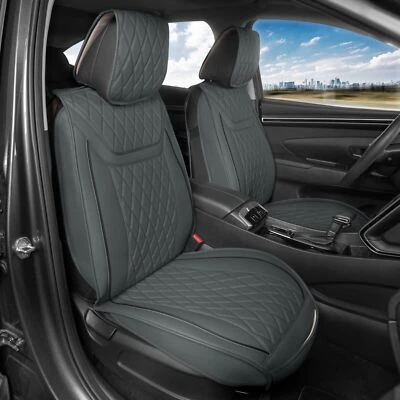 MotorBox Ranch Leatherette Seat Protectors - Charcoal Gray Foto 1 de 4