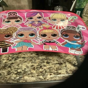 Lol Suprise Dolls Foldable Tin Snack Tray - Picture 1 of 1
