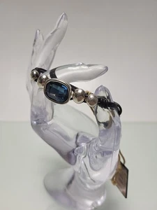 UNOde50 Medium Double Strand Blue Gem Bracelet - Picture 1 of 2
