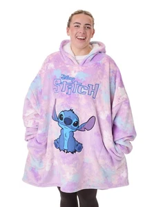 Disney Multicoloured Stitch Blanket Hoodie Womens - Picture 1 of 9