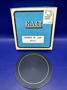 Vtg. NOS 67 mm Metal Front Lens Cap Screw-in Made in Japan Very High Quality - Picture 1 of 4
