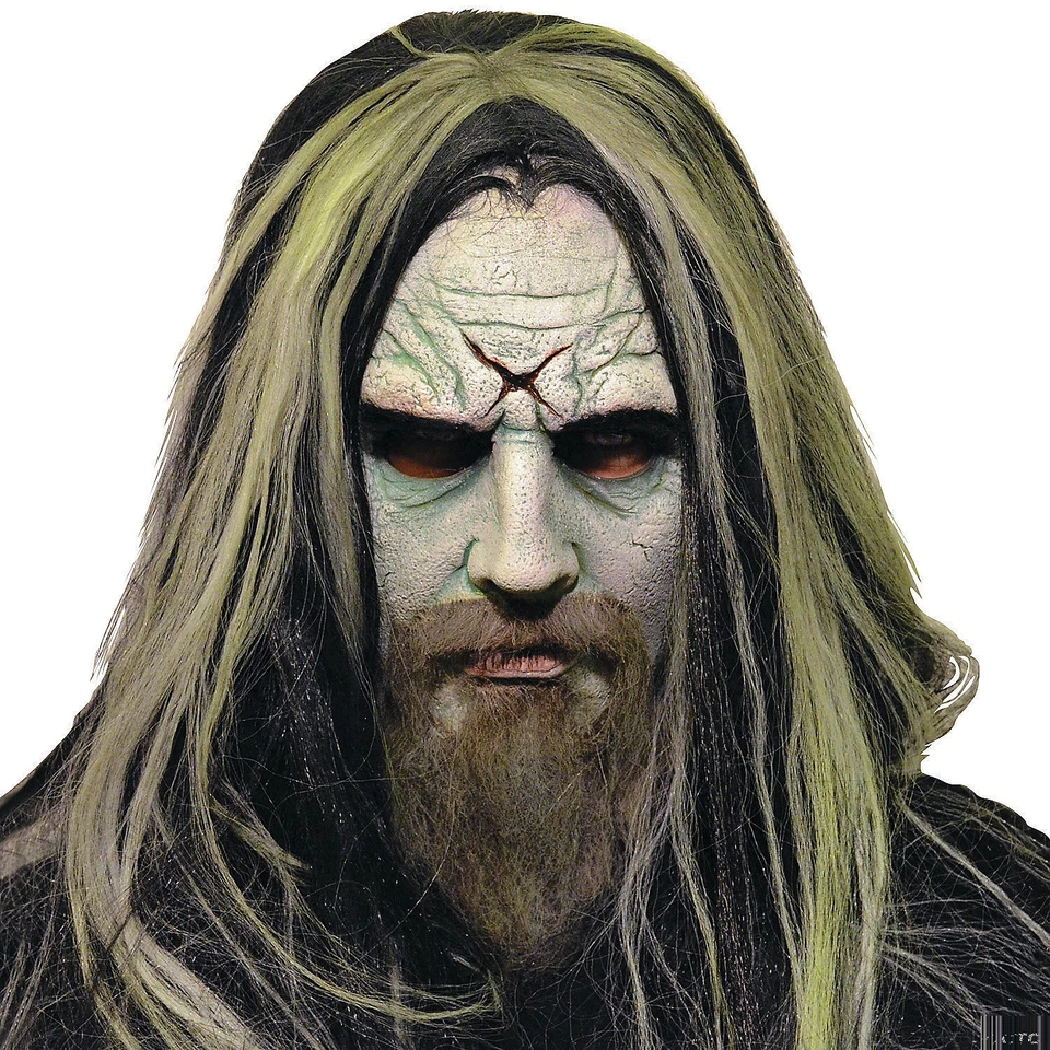 Rob Zombie Adult Costume Mask With Hair Trick or Treat Studios Jmgm100