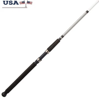 Alpha Bigwater 12ft Spinning Rod Medium Heavy Tubular Glass Fishing Gear Adult - Image 1 of 4