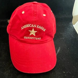 American Eagle Outfitters Womens Red Golf Cap Hat Adjustable One Size - Picture 1 of 9
