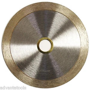 4.5” Continuous Rim Diamond Saw Blade for Tile Masonry - 7/8"-5/8" Arbor - Picture 1 of 2