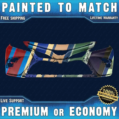 NEW Painted To Match - Front Bumper Replacement for 2018-2020 Toyota Camry SE Foto 1 de 4
