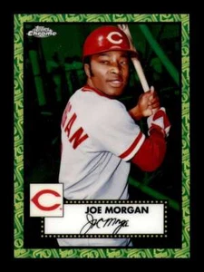 2021 Platinum Anniversary Green Yellow 70th Refractor Joe Morgan #657 Reds /99 - Picture 1 of 3