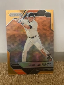 Christian Arroyo 2017 Panini Prizm Orange Prizm #5 /399 Baseball Card - Picture 1 of 2