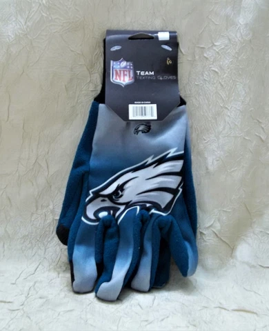Philadelphia Eagles Texting Gloves One Size Forever Collectibles Brand NFL New Cover