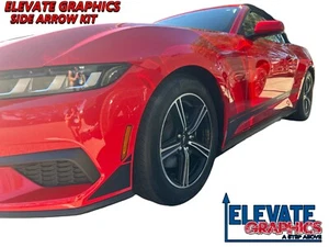 For Ford Mustang Graphics Side Arrow Stripes Vinyl Decals Stickers 2024-2025 - Picture 1 of 16