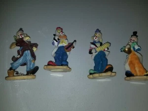 Figur Clown K's Konvolut 4 Musiker Porzellan Keramik - Bild 1 von 8