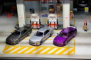 1:64 MORTAL NSAN SKYLINE URAS ER34 Skyline 25GT-t Miniature Diecast Car Models - Picture 1 of 7
