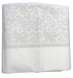 20 X Cream Table Cover Soft Thick Crepe Rectangle 215x140cm Restaurant Wholesale - Picture 1 of 6