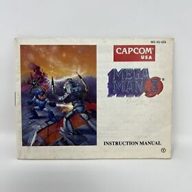 Mega Man 3 Nintendo NES Manual/Folleto de instrucciones solo NES-XU-EE. UU.