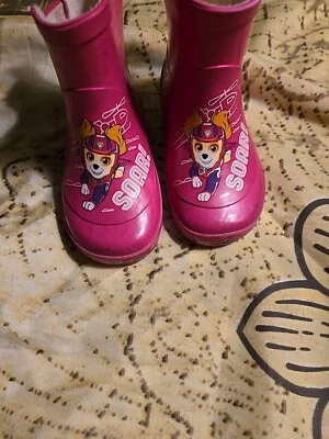 Botas de Lluvia Paw Patrol Rosa Talla 24  Foto 1 de 4
