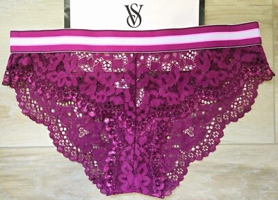 Victoria's Secret Body by BBV Sparkle Stretch Lace Thick Band Bikini Panties M - Image 1 of 3