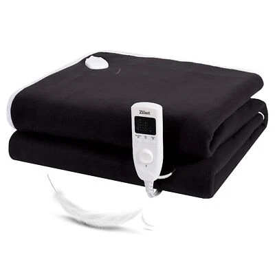 ZILAN 1 Personen Heizdecke Elektrische Heizdecke Wärmedecke Heizmatte Kuscheldecke