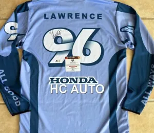 HUNTER LAWRENCE Signed #96 CUSTOM HONDA JERSEY - GLOBAL AUTHENTICS COA - Picture 1 of 4