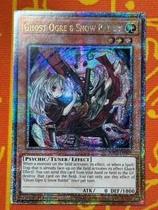 YUGIOH GHOST OGRE & SNOW RABBIT QUARTER CENTURY SECRET RARE 1ST NM RA02-EN009 - Picture 1 of 2