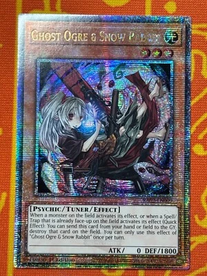 YUGIOH GHOST OGRE & SNOW RABBIT QUARTER CENTURY SECRET RARE 1ST NM RA02-EN009 - Image 1 of 2