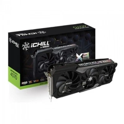 INNO3D iCHILL GeForce RTX 4070 D6X 12GB X3 Graphics Card Genuine - Image 1 of 3