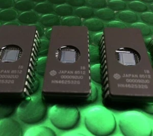 Hitachi HN462532G x10 CHIPS HN462532 4Kx8, 32K EPROM 27C256, 2532, UV löschbar - Bild 1 von 4