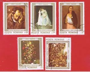 Romania #3620-3624 VF used Paintings short set Free S/H - Picture 1 of 1