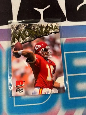 1993 Action Packed All-Madden #25 Joe Montana HOF Kansas City Cheifs (C) - Image 1 of 2