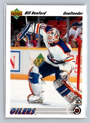 1991-92 Upper Deck #117 Bill Ranford - Image 1 of 2