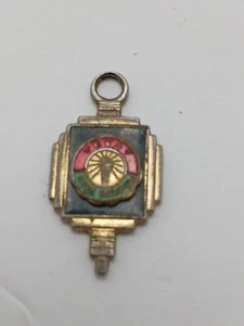 VTG Sidney High School Ohio Alumni Student Pendant Charm Gold Tone - Picture 1 of 7