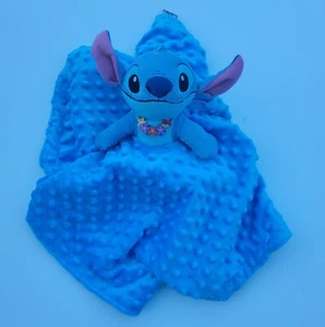 Lovey Stitch with green Plush Security Blanket for Babies & Toddlers, 20x20 - Picture 1 of 6