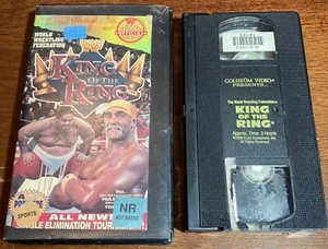 Vintage 1993 KING OF THE RING VHS WWE WWF Bret Hart vs Mr Perfect Razor Ramone - Picture 1 of 9