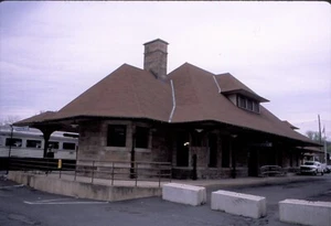 Historic stations-Reading Co. station @ Schuylkill Haven Pa. 2017 Fuji slide - Picture 1 of 1