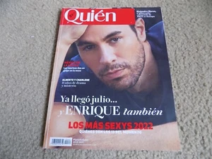 ENRIQUE IGLESIAS QUIEN MEXICAN MAGAZINE MEXICO SPANISH JULIO 2022 - Foto 1 di 1
