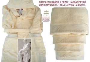 SET SPUGNE BLUMARINE 6 PEZZI COMPLETO BAGNO  1 TELO + 2 VISO + 2 OSPITI + 1 ACCA - Imagen 1 de 9