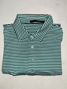 RLX Ralph Lauren Poloshirt Herren L gestreift Performance Stretch Golf Preppy - Bild 1 von 7
