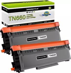 2PK TN660 Kaseta z tonerem do Brother DR630 MFC-L2707DW MFC-L2720DW MFC-L2705DW - Zdjęcie 1 z 24