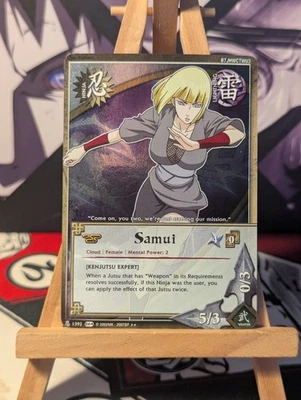 Samui N-1392 - Rare Foil - Naruto CCG TCG Bandai 1ST ED Sage's Legacy Waifu VLP - Image 1 of 4
