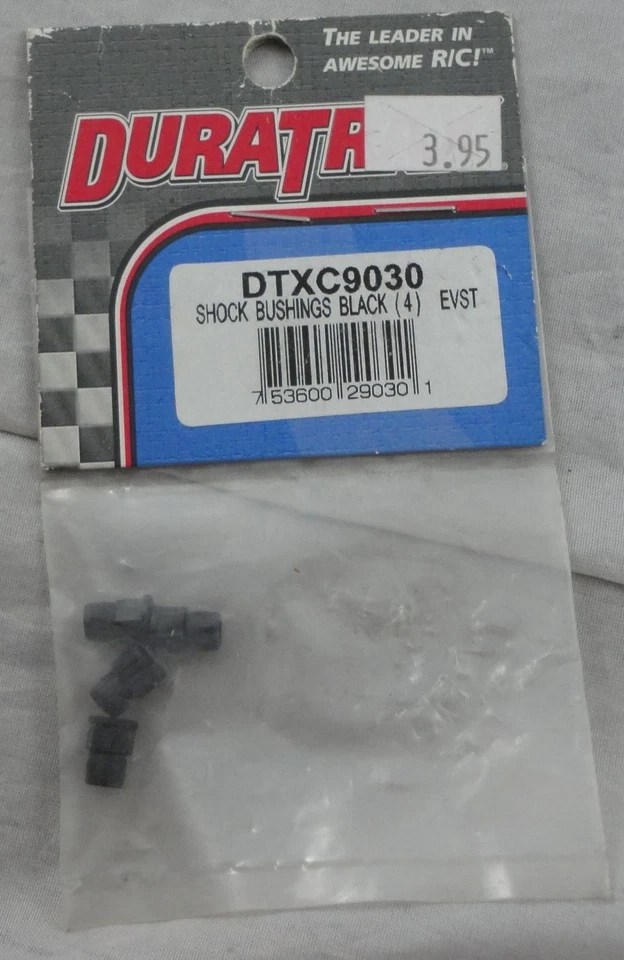 Duratrax Evader ST Black Shock Bushings (4pcs) DTXC9030 - Image 1 of 1