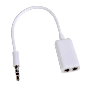 3,5-mm-Audiokabeladapter, AUX-Stereo-Splitter, 3,5-mm-Stecker Auf 2-Port-Buchse - Afbeelding 1 van 7