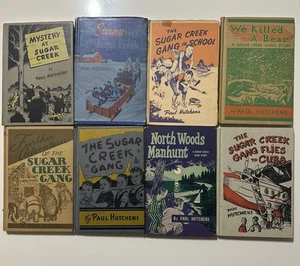 Lot-8 The Sugar Creek Gang Book Paul Hutchens 1940’s Nice Antique Children Books - Picture 1 of 24