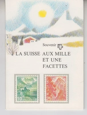 SWITZERLAND 1981-1982.  MULTI-FACETED SOUVENIR BOOKLET 14 STAMPS. MNH - Image 1 of 4