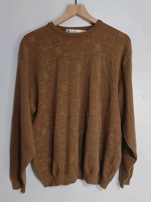Vintage St.Croix Knits Sweater Mens Sz 2XL Brown Crewneck Pullover Tapered (L7) - Image 1 of 4