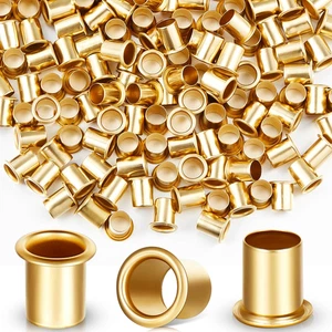 150 Pieces 1/4 Inch Shelf Pin Sleeves Cabinet Shelf Pins Shelve Reinforcement Gr - Picture 1 of 12