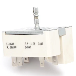 Interruptor de control infinito quemador de rango 3149400 3148954 repuesto para Whirl-po... - Imagen 1 de 7